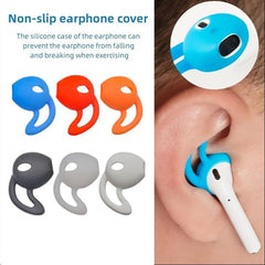 6pcs Anti-slip Silicone Earphone Sleeve Fixing Tool Transparent