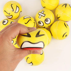 1pc Random Style Face Stress Ball Squeeze Stress Relief Gadget