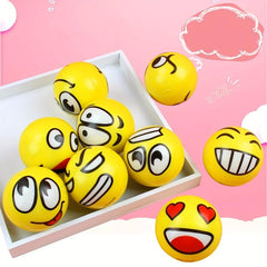 1pc Random Style Face Stress Ball Squeeze Stress Relief Gadget