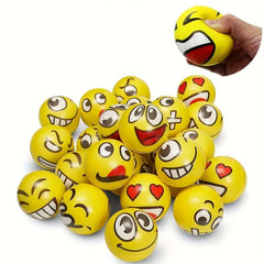 1pc Random Style Face Stress Ball Squeeze Stress Relief Gadget