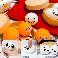 3pcs Bear Dumpling Squishy Balls Anxiety Relief Fidget Toys