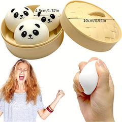 3pcs Bear Dumpling Squishy Balls Anxiety Relief Fidget Toys
