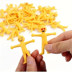 10Pcs Creative Stress Relief Toys Expandable Yellow Ventilation Christmas Toys