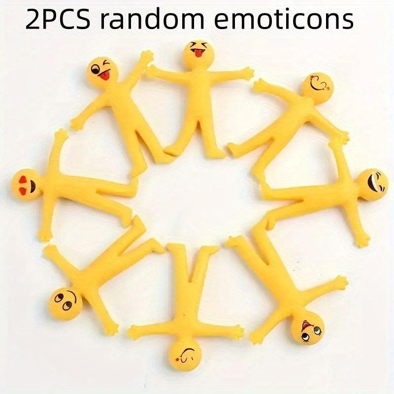 10Pcs Creative Stress Relief Toys Expandable Yellow Ventilation Christmas Toys