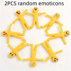 10Pcs Creative Stress Relief Toys Expandable Yellow Ventilation Christmas Toys