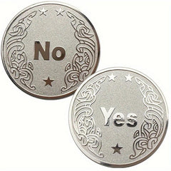 Decision Coin YES NO Magic Coin Toy Coin Lucky Coin Metal Crafts