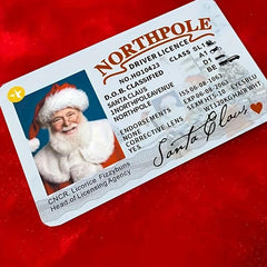 Santa Claus DIY Card Flight Party Christmas Tree Ornament