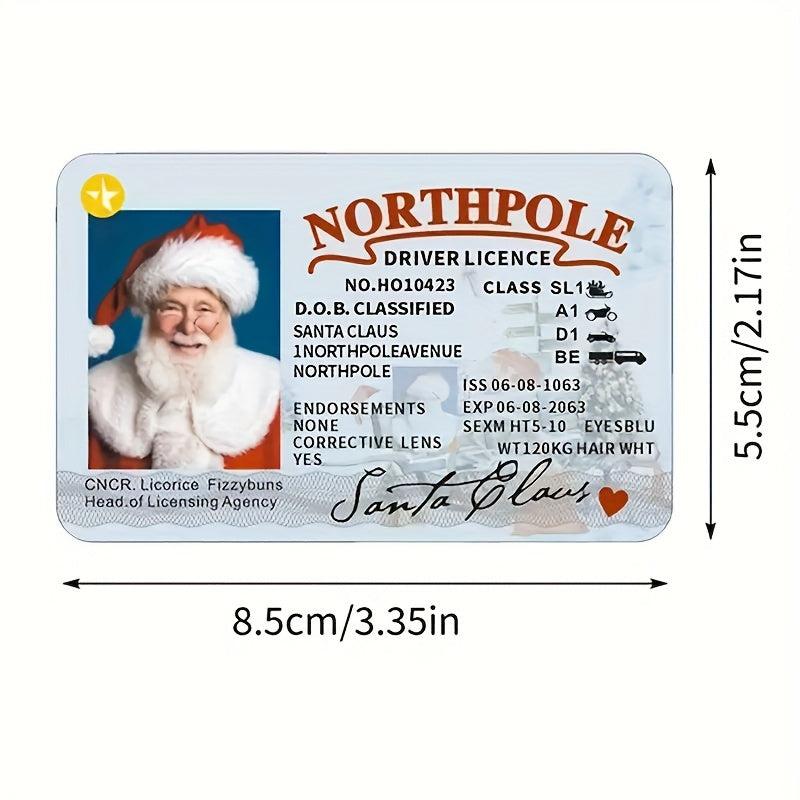 Santa Claus DIY Card Flight Party Christmas Tree Ornament