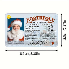 Santa Claus DIY Card Flight Party Christmas Tree Ornament