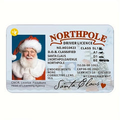Santa Claus DIY Card Flight Party Christmas Tree Ornament