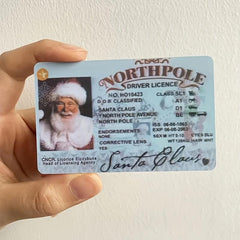 Santa Claus DIY Card Flight Party Christmas Tree Ornament