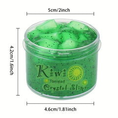 Watermelon Crystal Clear Slime Glitter 7oz