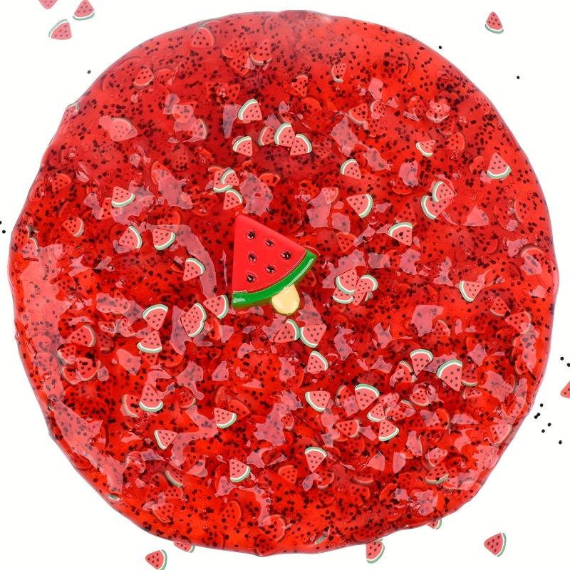 Watermelon Crystal Clear Slime Glitter 7oz