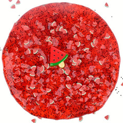 Watermelon Crystal Clear Slime Glitter 7oz