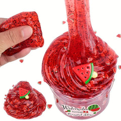Watermelon Crystal Clear Slime Glitter 7oz