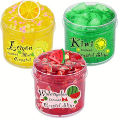 Watermelon Crystal Clear Slime Glitter 7oz