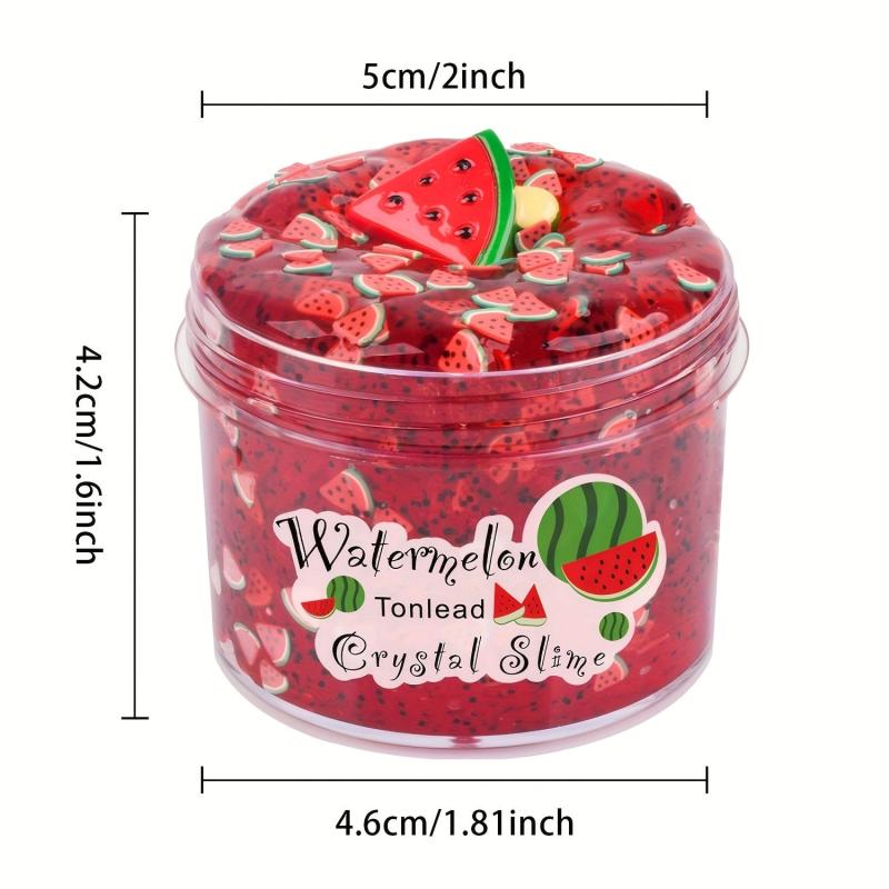Watermelon Crystal Clear Slime Glitter 7oz