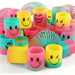 Rainbow Circle Fidget Toy Set Random Holiday Party Decompression Stuffed Toys