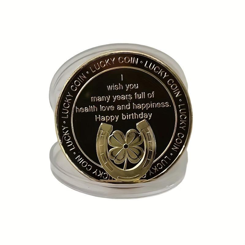 Good Luck And Happiness Birthday Coin And Stamp Set