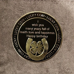 Good Luck And Happiness Birthday Coin And Stamp Set