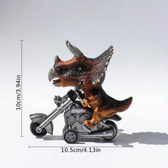 T-Rex Riding Motorcycle Dinosaur Gift For Kids