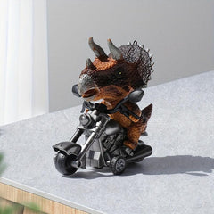 T-Rex Riding Motorcycle Dinosaur Gift For Kids