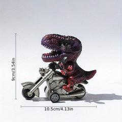 T-Rex Riding Motorcycle Dinosaur Gift For Kids