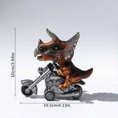 T-Rex Riding Motorcycle Dinosaur Gift For Kids