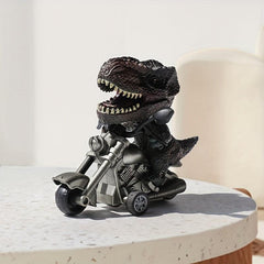 T-Rex Riding Motorcycle Dinosaur Gift For Kids