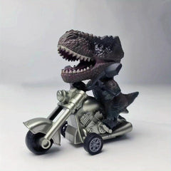 T-Rex Riding Motorcycle Dinosaur Gift For Kids