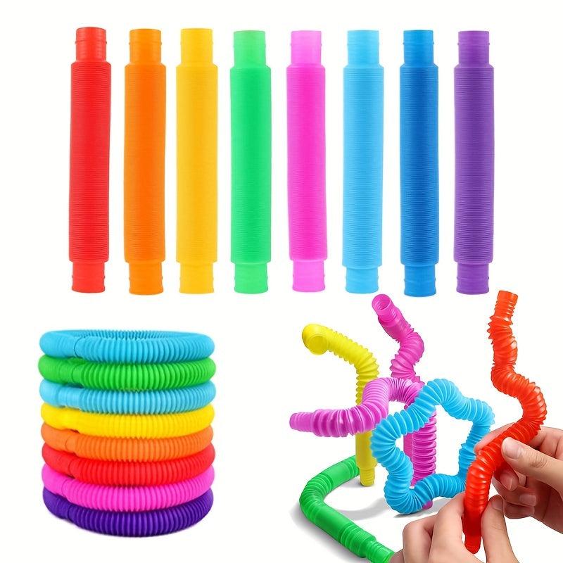 1pc Toddler Sensory Toy Children's Party ICreative Learning Pop Tube