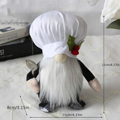 Cute Gnome Chef Plush Doll - Ideal Gift