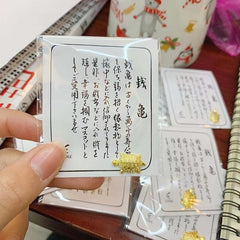 Golden Turtle Tabletop Ornament for Wealth and Good Fortune