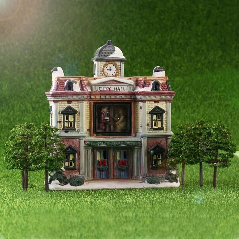 8 Pc 1:100 Dark Green Model Train/Railway Trees Landscape Decoration