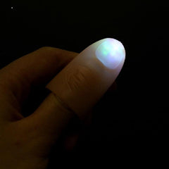 2pcs Light Up Glow Thumbs Fingers Trick Appearing Light Close Up Party Magic