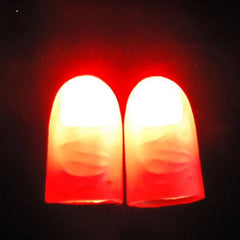 2pcs Light Up Glow Thumbs Fingers Trick Appearing Light Close Up Party Magic