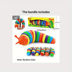 Sensory Slug Fidget Toy for Kids and Adults - Stress Relief