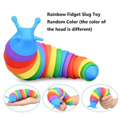 Sensory Slug Fidget Toy for Kids and Adults - Stress Relief