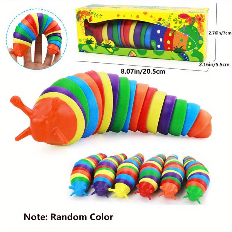 Sensory Slug Fidget Toy for Kids and Adults - Stress Relief