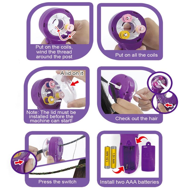 Girls Beauty Salon Toy Set 36pcs Pretend Play Hair Styling Set