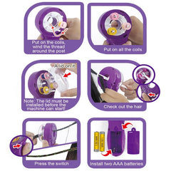Girls Beauty Salon Toy Set 36pcs Pretend Play Hair Styling Set