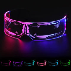 Futuristic LED Glasses for Kids' Christmas & Music Festivals