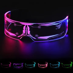 Futuristic LED Glasses for Kids' Christmas & Music Festivals