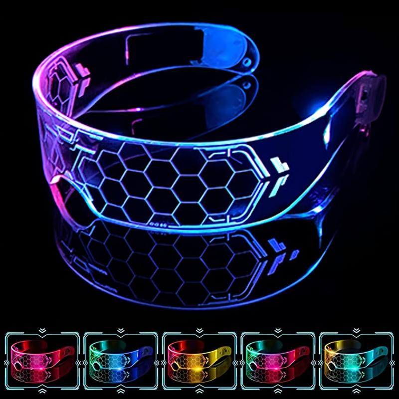 Futuristic LED Glasses for Kids' Christmas & Music Festivals