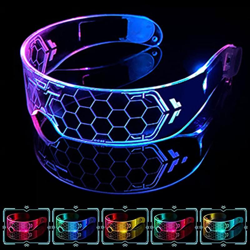 Futuristic LED Glasses for Kids' Christmas & Music Festivals