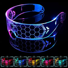 Futuristic LED Glasses for Kids' Christmas & Music Festivals