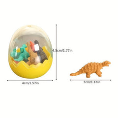 Dinosaur Toy Eraser Set for Kids