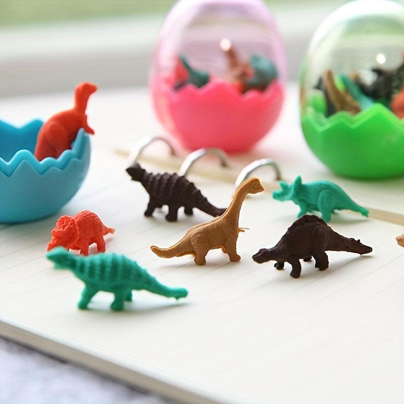 Dinosaur Toy Eraser Set for Kids