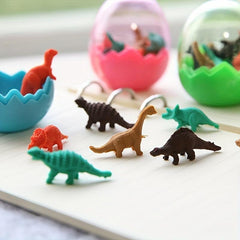 Dinosaur Toy Eraser Set for Kids