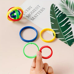 1pc Fidget Spinner Toys By Hoop Stacking Relieve Stress Improve Attention